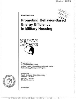 Promoting Behavior-Based Energy Efficiency in Military Housing