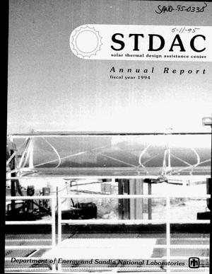 STDAC: Solar Thermal Design Assistance Center annual report fiscal year 1994