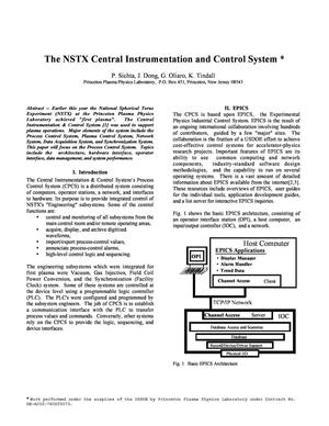The NSTX Central Instrumentation and Control System