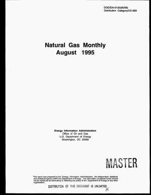 Natural gas monthly, August 1995