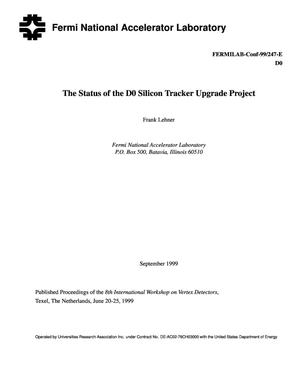 The status of the D-Zero silicon tracker upgrade project
