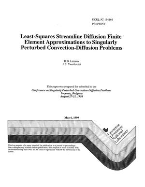 Least-squares streamline diffusion finite element approximations to singularly perturbed convection-diffusion problems