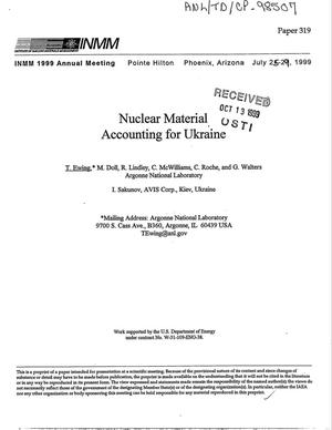 Nuclear material accounting software for Ukraine