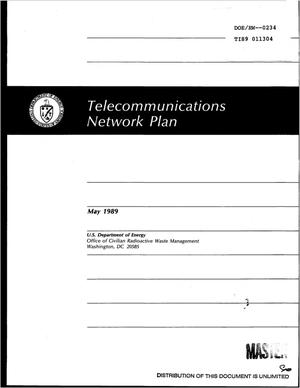 Telecommunications Network Plan