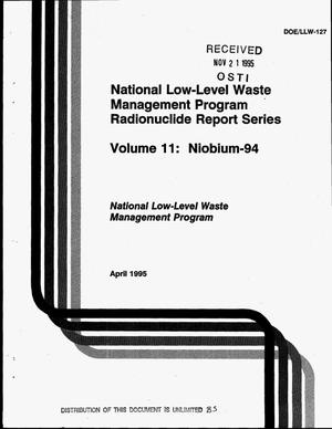 National Low-Level Waste Management Program radionuclide report series. Volume 2, Niobium-94