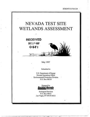 Nevada Test Site Wetlands Assessment