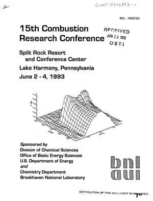 Fifteenth combustion research conference