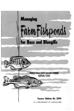 Managing farm fishponds for bass and bluegills.