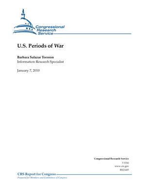U.S. Periods of War