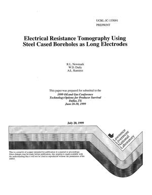 Electrical resistance tomography using steel cased boreholes as long electrodes