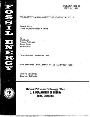 Productivity and Injectivity of Horizontal Wells