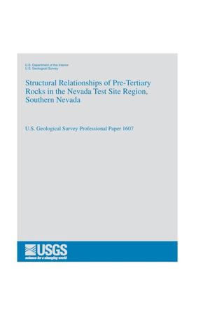 Structural relationships of pre-Tertiary rocks in the Nevada Test Site region, southern Nevada