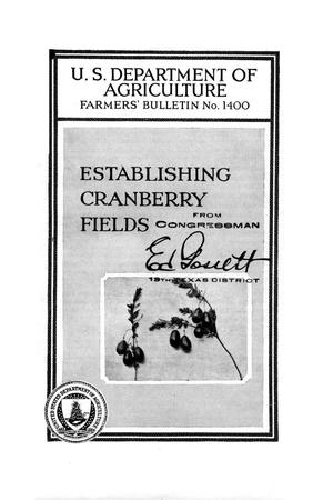 Establishing Cranberry Fields.