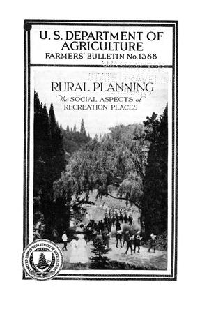 Rural Planning: The Social Aspects of Recreation Places.