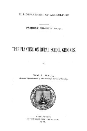 Primary view of object titled 'Tree planting on rural school grounds.'.