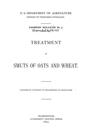 Primary view of Treatment of smuts of oats and wheat.