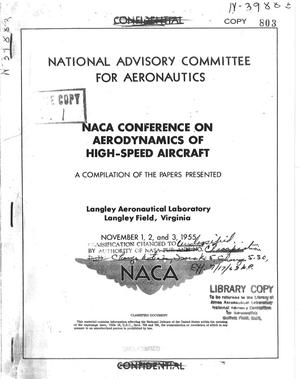 NACA Conference on Aerodynamics of High-Speed Aircraft