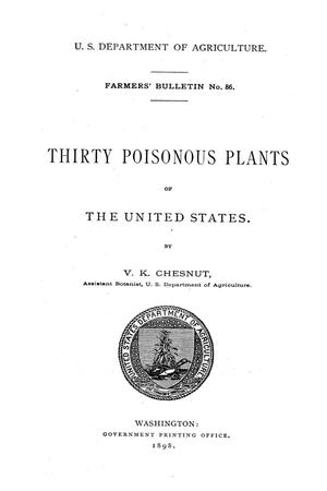 Thirty poisonous plants of the United States.