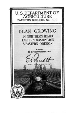 Bean Growing in Northern Idaho, Eastern Washington, and Eastern Oregon.