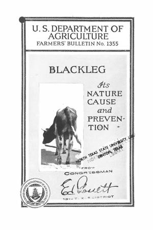 Blackleg : its nature, cause, and prevention.