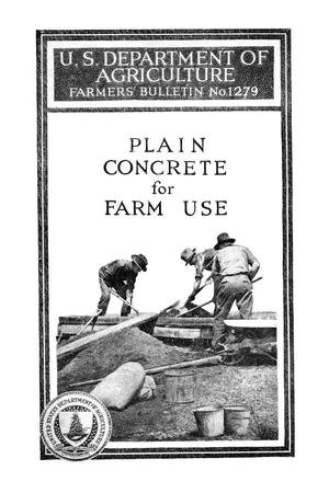 Plain concrete for farm use.