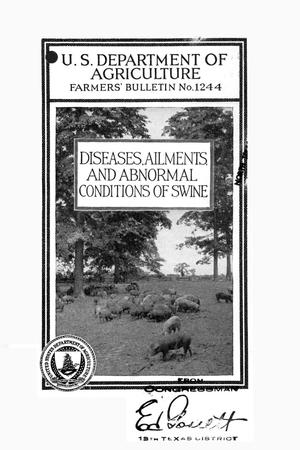 Diseases, ailments, and abnormal conditions of swine.