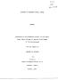 Thesis or Dissertation: History of Kaufman County, Texas