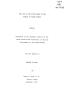 Thesis or Dissertation: The Use of the Sixth Sense in the Novels of Frank Norris