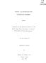 Thesis or Dissertation: Studies of L-Asparaginase from Lactobacillus Plantarum