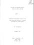 Thesis or Dissertation: Economic and Geographic Mobility in Dallas, Texas, 1880-1910
