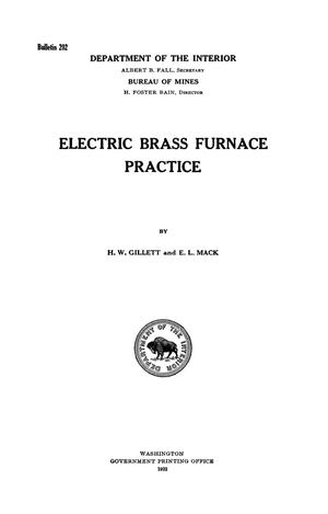 Electric Brass Furnace Practice