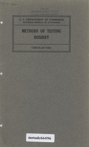 Methods of Testing Hosiery