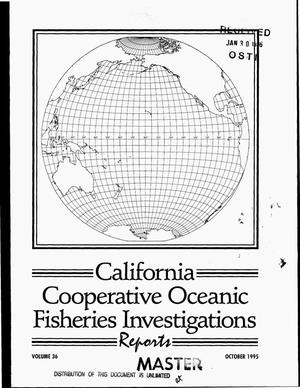 California Cooperative Oceanic Fisheries Investigations: Reports. Volume 36, January 1 to December 31, 1994