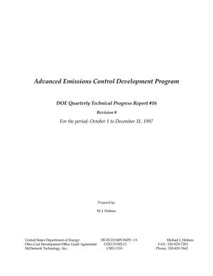 Advanced Emissions Control Development Program