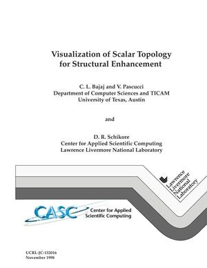 Visualization of scalar topology for structural enhancement