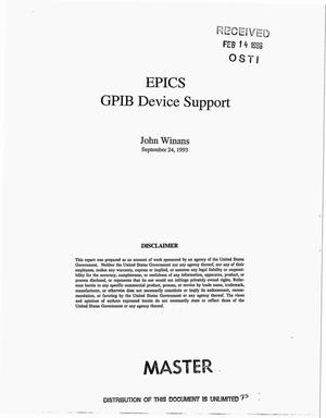 EPICS GPIB device support