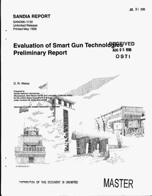 Evaluation of Smart Gun Technologies preliminary report