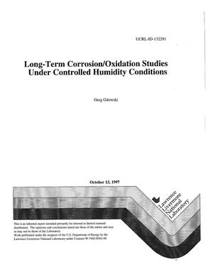 Long-term corrosion/oxidation studies under controlled humidity conditions