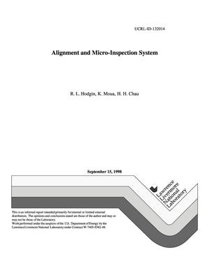 Alignment and micro-inspection system