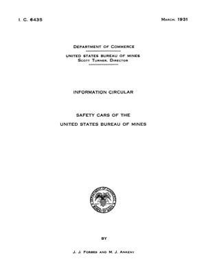 Safety Cars of the United States Bureau of Mines