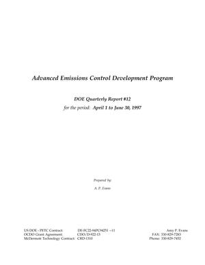 Advanced Emissions Control Development Program