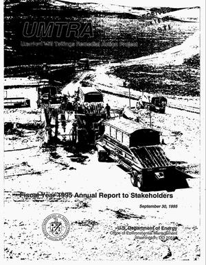 Uranium Mill Tailings Remedial Action Project, fiscal year 1995 annual report to stakeholders