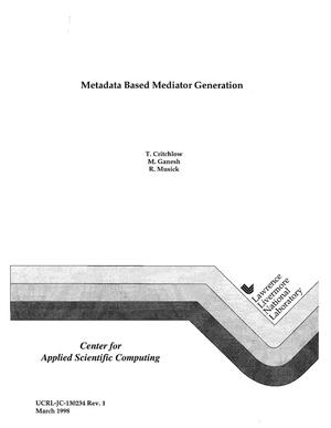 Meta-data based mediator generation