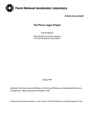 The Pierre Auger project