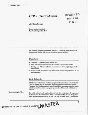 GDCT user`s manual