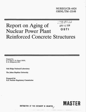 Report on aging of nuclear power plant reinforced concrete structures