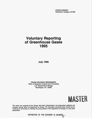 Voluntary reporting of greenhouse gases, 1995