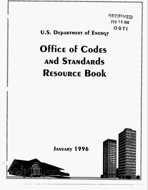 US Department of Energy Office of Codes and Standards resource book