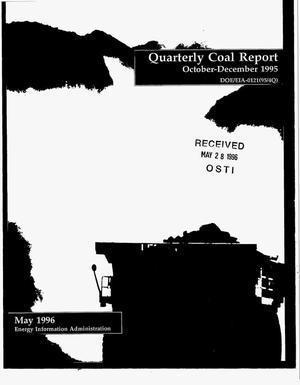 Quarterly coal report