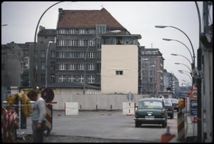 Checkpoint Charlie, wall and tower